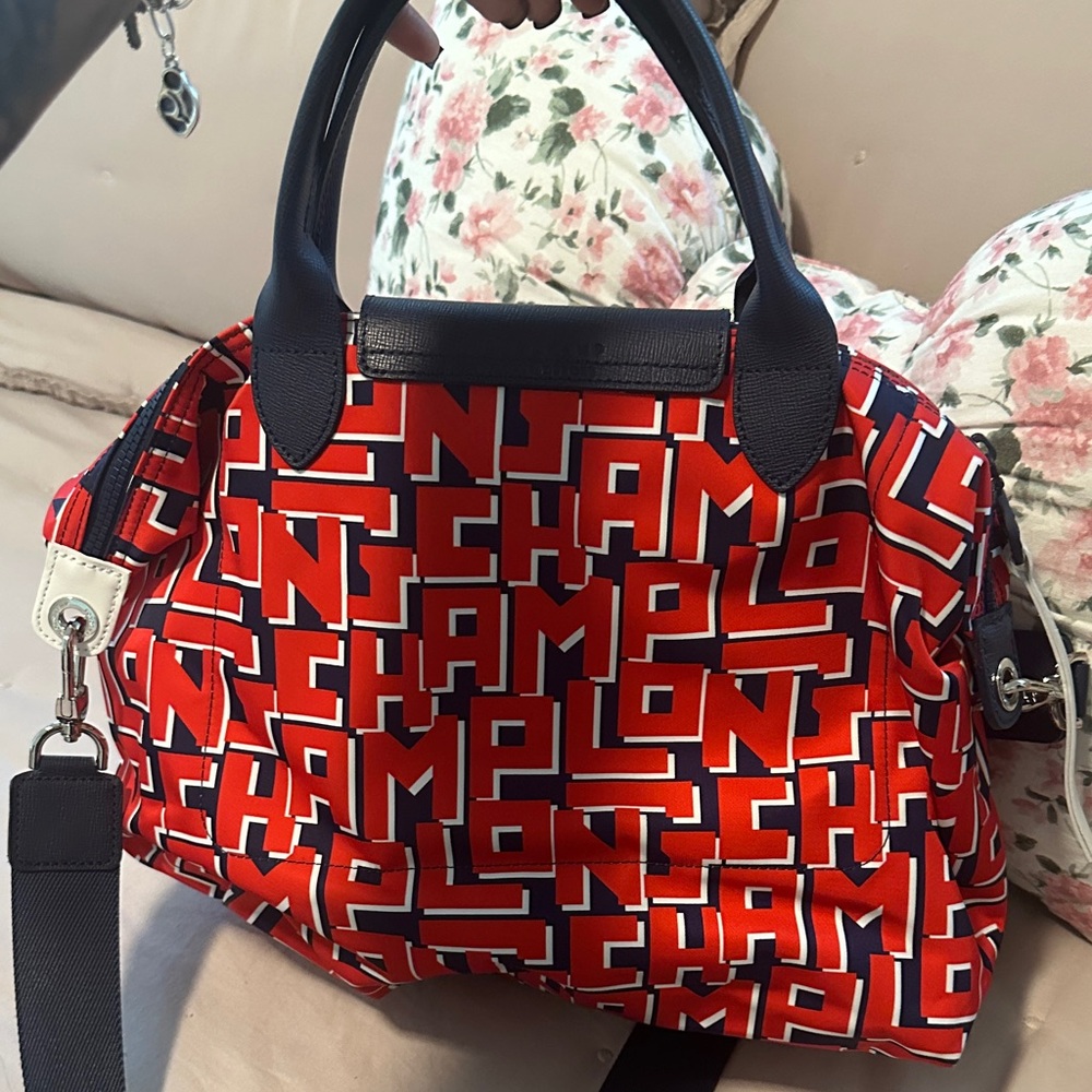 Longchamp Red and Blue Women's Bag - Picture 3 of 4